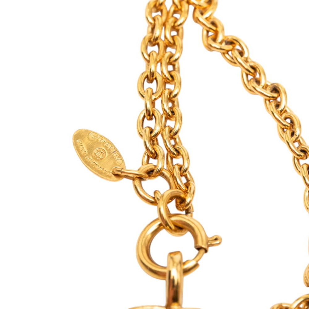 CHANEL Gold Logo Necklace - Picture 5 of 6